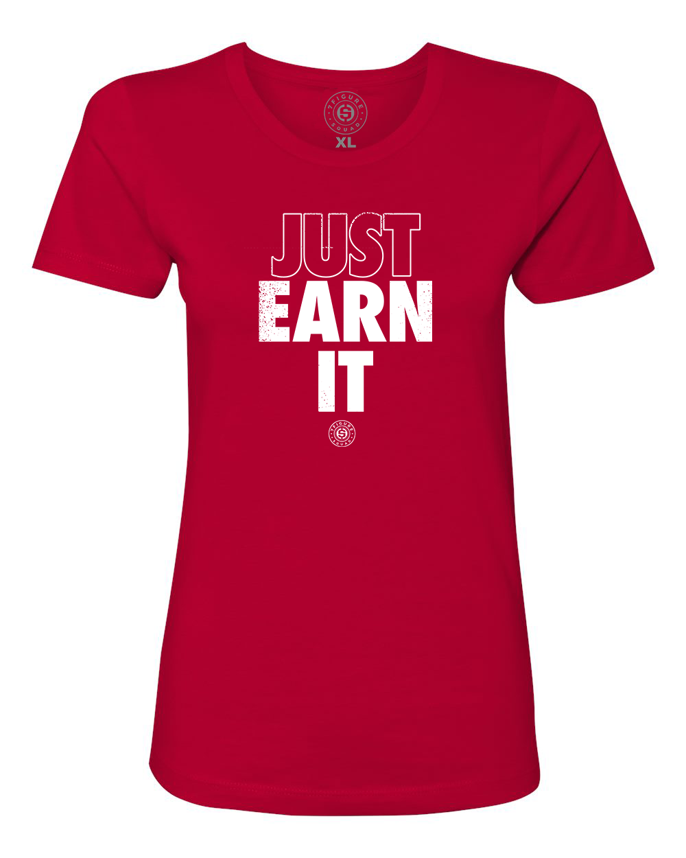 7FS JUST EARN IT - Red/White