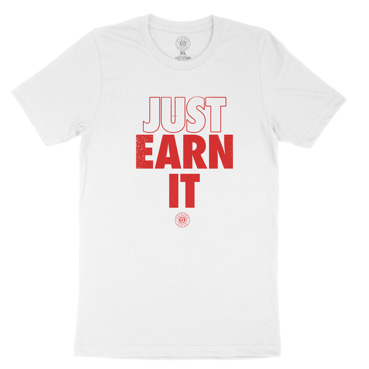 7FS JUST EARN IT - White/Red