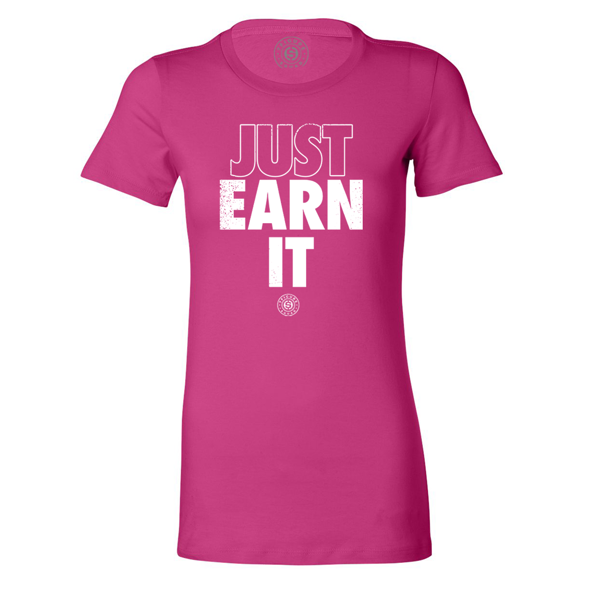 7FS JUST EARN IT - Fuchsia/White