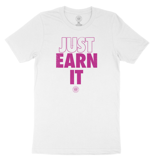 7FS JUST EARN IT - White/Fuchsia