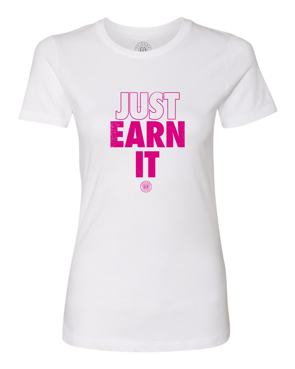 7FS JUST EARN IT - White/Fuchsia