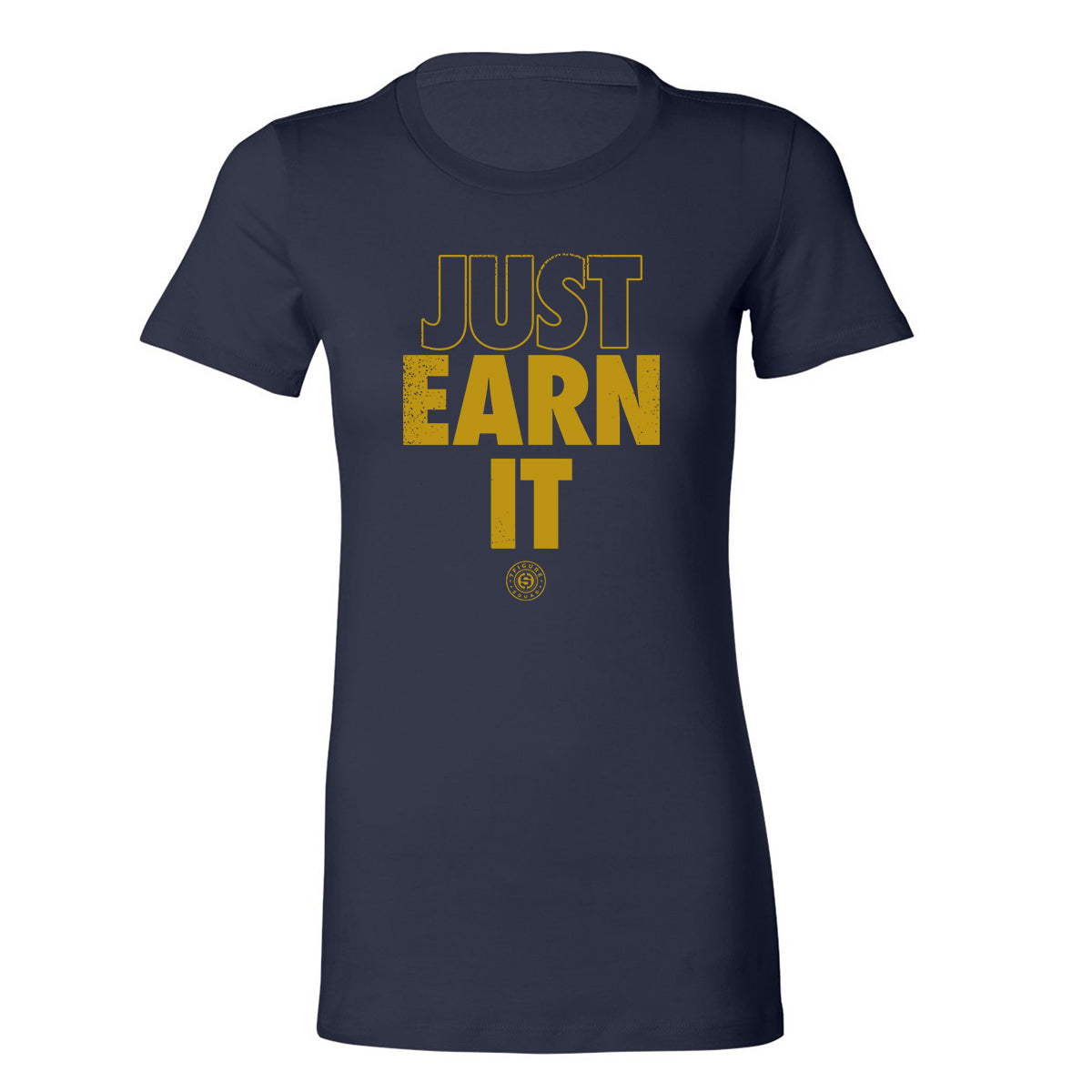 7FS JUST EARN IT - Navy/ Gold